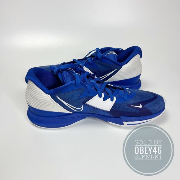 Nike Kyrie 5 Low TB Basketball Shoes Game Royal Blue White DO9617-401 Sz 14